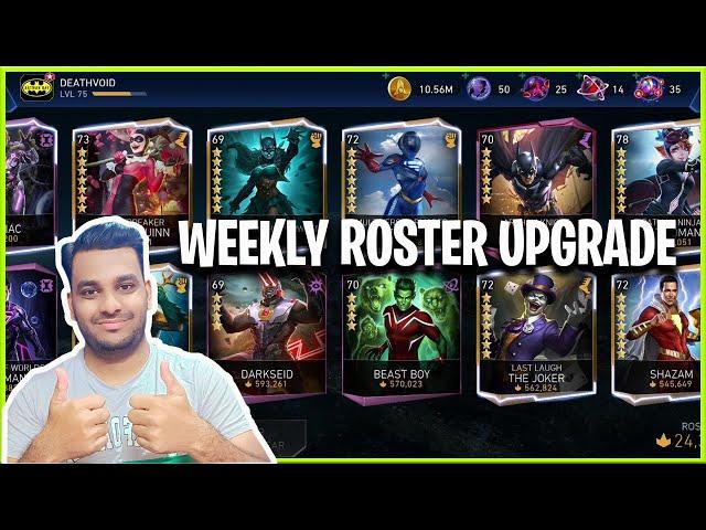 Injustice 2 Mobile | Weekly Roster Upgrade | Upgrading Characters