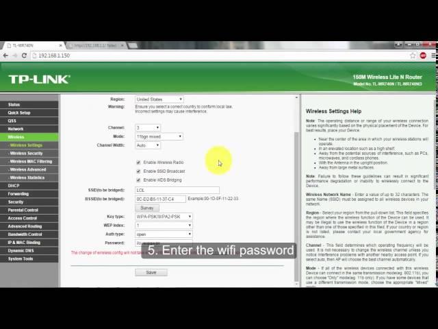 Enable WDS Bridging and Wireless Router WDS Wireless Distribution System TP link | wifi repeater