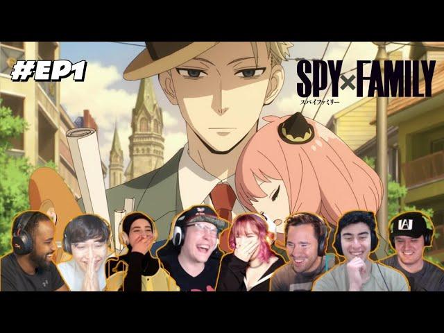SPY X FAMILY EP1 REACTION MASHUP | ANYA IS SO CUTE!!!