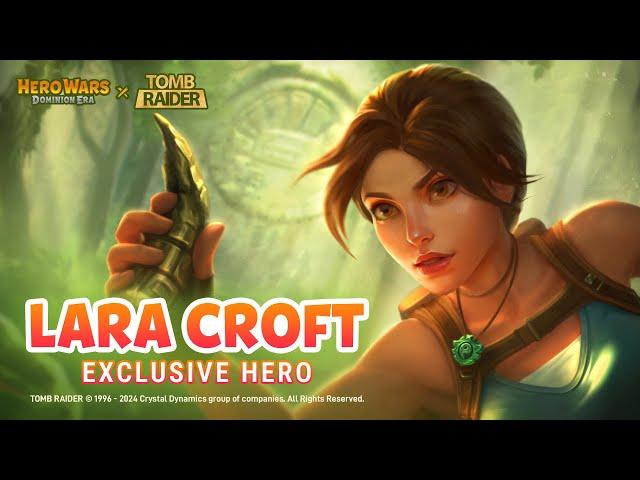 LARA CROFT – New Exclusive Hero! | Hero Wars: Dominion Era