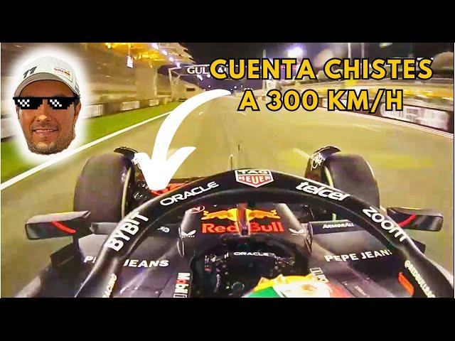 Checo Pérez Se Pone Sarcástico En Medio De La Carrera | Bahréin 2024