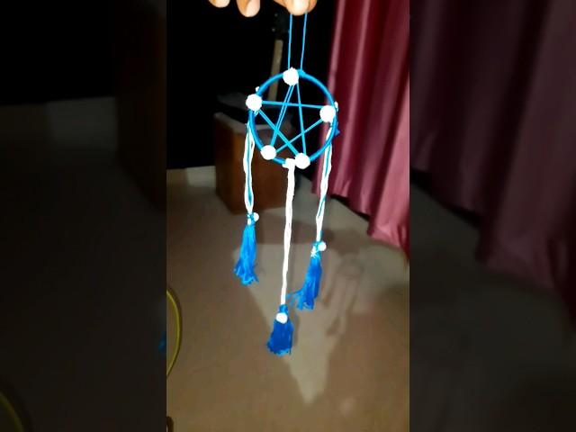 DIY dream catcher..#creative#art#shorts#creativity#youtubeshorts