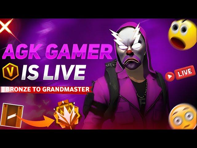 AGK GAMER IS LIVE ||RANK PUSH WITH GUILDMATE|| GARENA FREE FIRE
