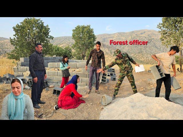 The destruction of Zahra's hut by the forest officer; Zahra's relocation and a difficult challenge