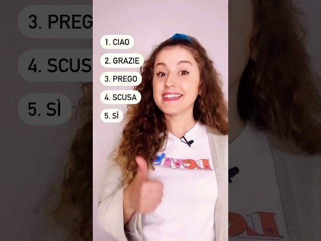 LEARN 10 BASIC WORDS IN ITALIAN 