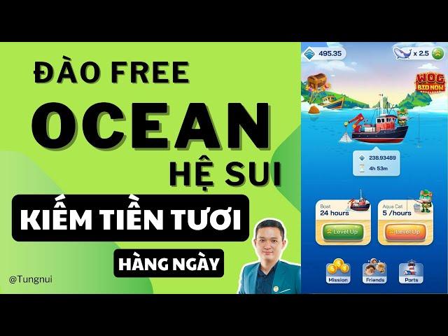 Đào #Ocean Hệ Sui Bán Được Luôn Ví Wave Wallet - Kèo Đào Coin Miễn Phí Kiếm Tiền Tươi Mỗi Ngày