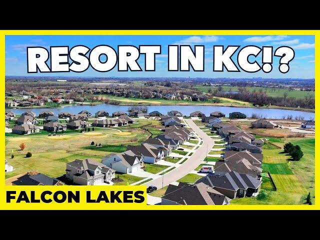 Massive New Homes In KANSAS CITY's Secret Paradise (Falcon Lakes in Basehor, KS)