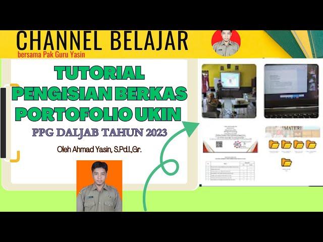 PORTOFOLIO UKIN PPG 2023 (Tips Menyusun Portofolio)