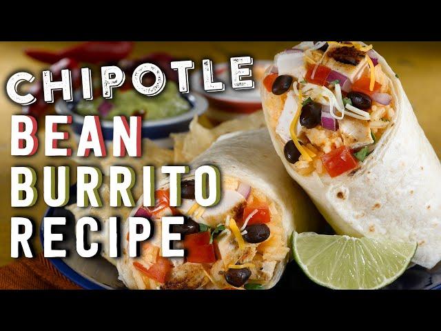 Chipotle Bean Burrito Recipe