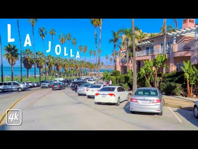 LA JOLLA, California - 4K DRIVING TOUR  - with Captions