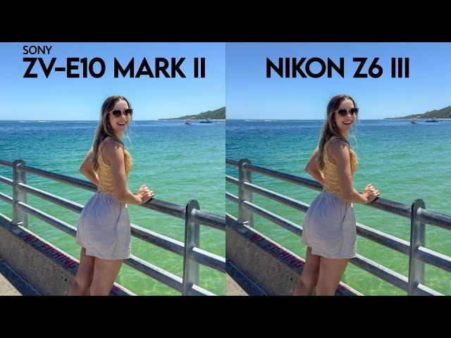 Sony ZV-E10 II VS Nikon Z6 III Camera Test Comparison