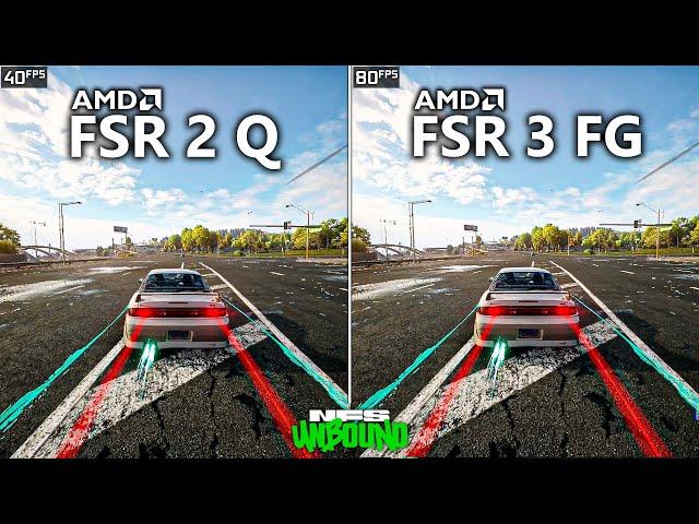 NFS Unbound - AMD FSR 3 Frame Generation Mod - GTX 1650