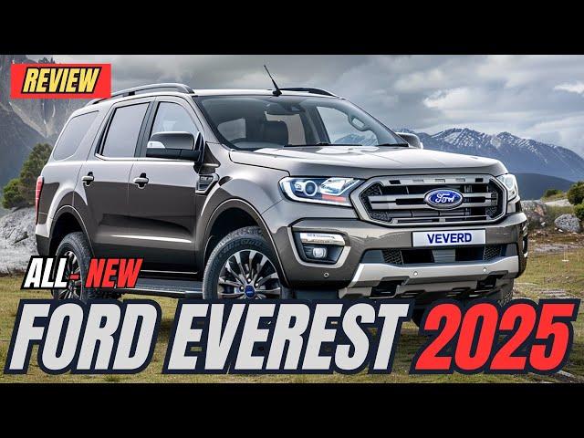 FINALLY!! 2025 Ford Everest Off-Road King with Hybrid Powertrain - The Ultimate Off-Road Best