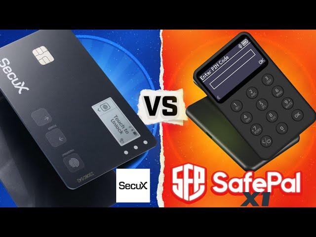 (NEW) Secux Shield Bio vs SafePal X1 - Which Bluetooth Hardware Wallet Wins?