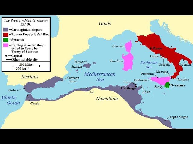 The First Punic War Part III | Rome Invades Africa, Hamilcar Barca Arrives in Sicily, The War Ends