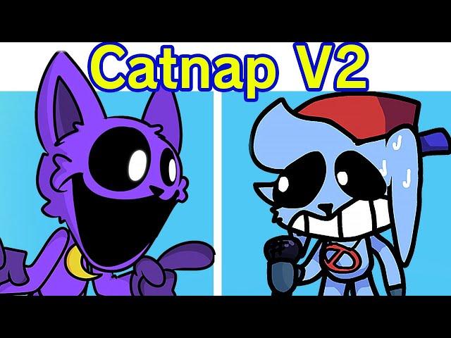 Friday Night Funkin' Vs Catnap V2 | Poppy Playtime Capitulo 3 Smiling Critters (FNF Mod/VHS Horror)