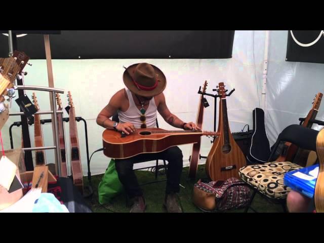 Twisted Wood Guitars - John Butler Deep Body Lap Slide Guitar Demo