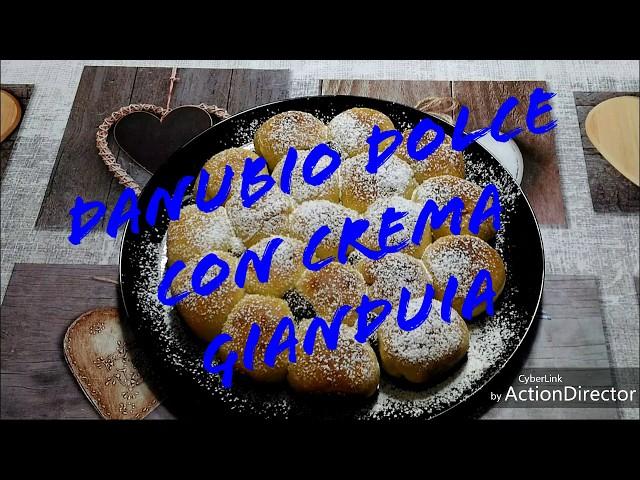 Danubio dolce con crema gianduia