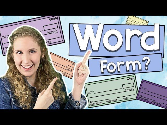 How to Write Numbers in Word Form | Read and Write Numbers To a Million