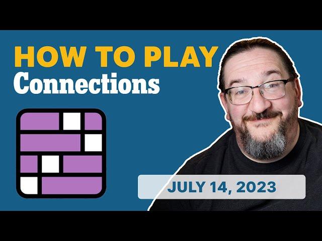 How To Play Connections! The NEW New York Times Word Game #connections