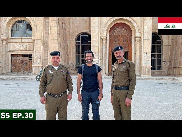 Abandoned HAUNTING PALACE OF SADDAM HUSSAIN | S05 EP.30 | PAKISTAN TO SAUDI ARABIA MOTORCYCLE