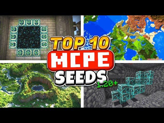 Top 10 Survival Seeds For Minecraft Bedrock 1.20!