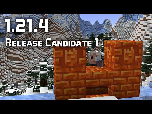 News in Minecraft 1.21.4 Release Candidate 1