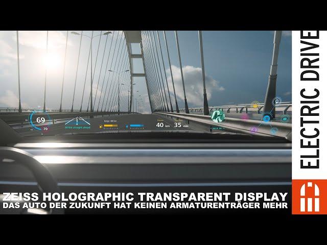 The car no longer needs a dashboard: ZEISS Holographic Transparent Display | CES 2025