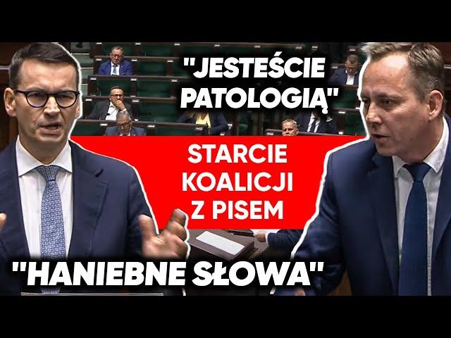 "Jesteście patologią". Wrzaski w Sejmie. Ostre starcie koalicji z PiS. "Gdzie jest Tusk?!"