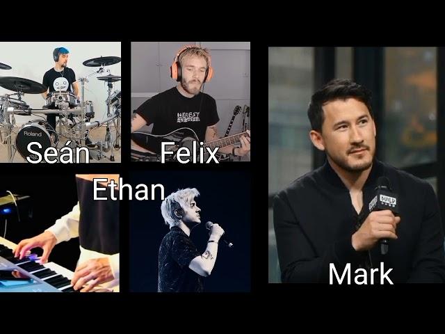 Markiplier, Crankgameplays, Jacksepticeye, and PewDiePie preform Chop Suey