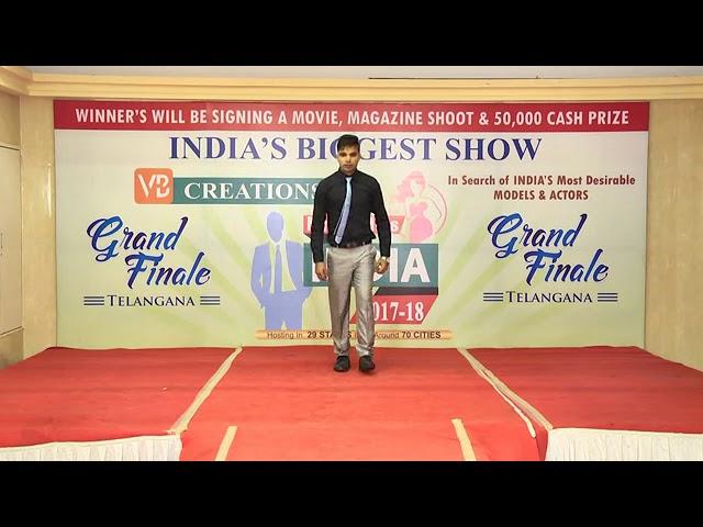 Ramp Walk & Introduction - Mr. India Telangana, Fashion Show Hyderabad