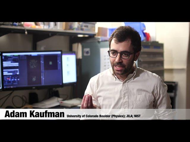 Adam Kaufman (CU Boulder Physics, JILA, NIST) discusses quantum opportunities and Q-SEnSE