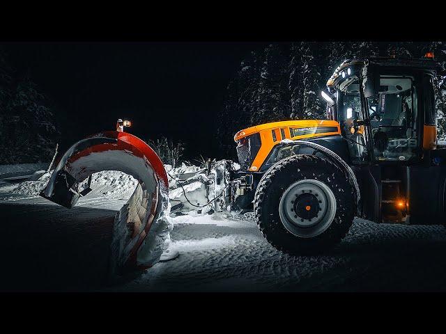 Another relaxing evening behind the wheel - ️ Snow Removal