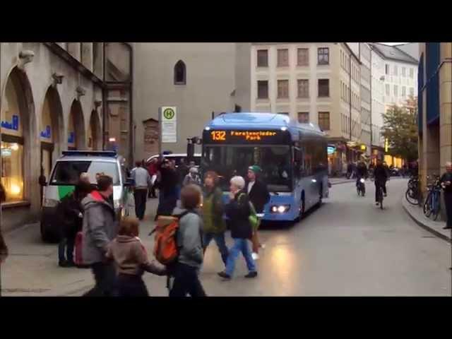 Bus & Tram in der Bayrischen Landeshauptstadt - München [1080p]