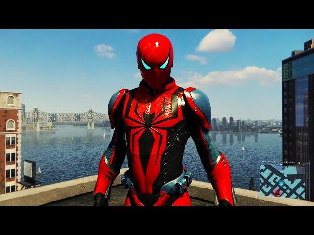 Spider-Man PS4 - Spider Armour MK III Suit Free Roam Gameplay