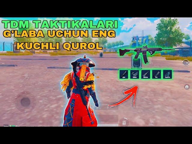 TDM UCHUN 5 TAKTIKA / G'ALABA UCHUN ENG KUCHLI QUROL NASTROYKASI / PUBG MOBILE 2.0