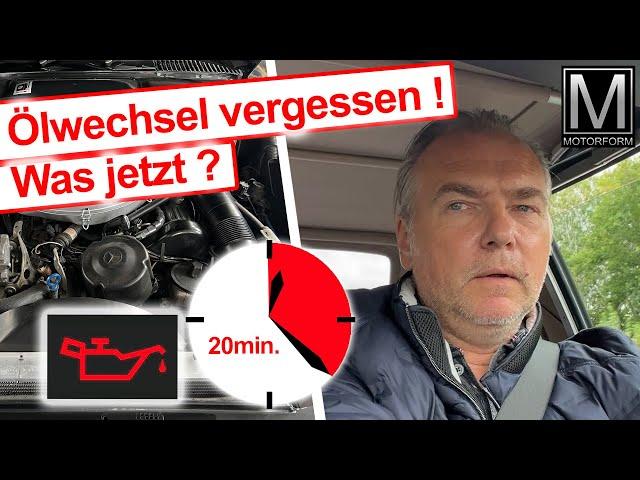 RELOADED:  Ölwechsel beim Oldtimer vergessen - Was jetzt ?