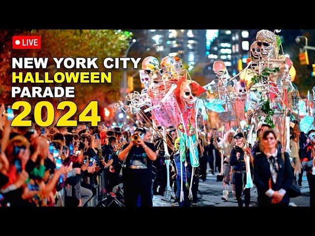  LIVE New York City Halloween Parade 2024  NYC 51st Greenwich Village Halloween Parade 