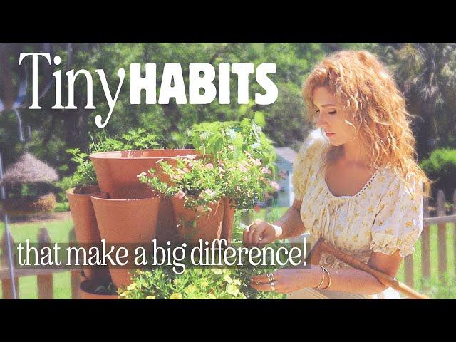 {Tiny} Daily Homemaking Habits that have a BIG impact on your life! 