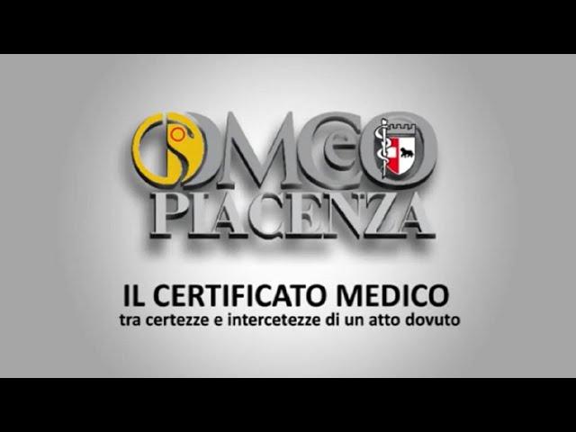 OMCeO PC - CERTIFICATO MEDICO. Patrizio Rossi, la certificazione Inal da infortunio - (10-11-2015)