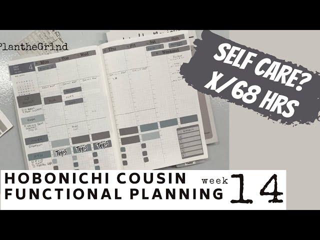 FUNCTIONAL Hobonichi Cousin Weekly Planning 14 | PlantheGrind