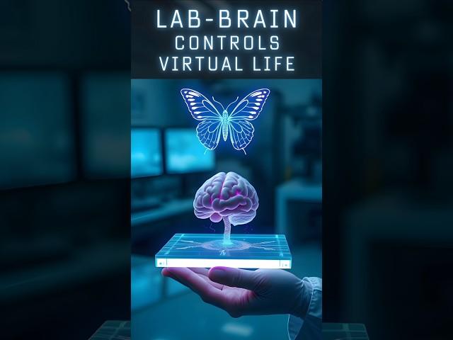 Lab-Grown Brain Cells Control Virtual Butterfly | Neural Tech Revolution!  #neuralink #ai #science