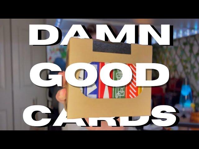 *NEW* Damn Good Playing Cards! (Unboxing & Review)