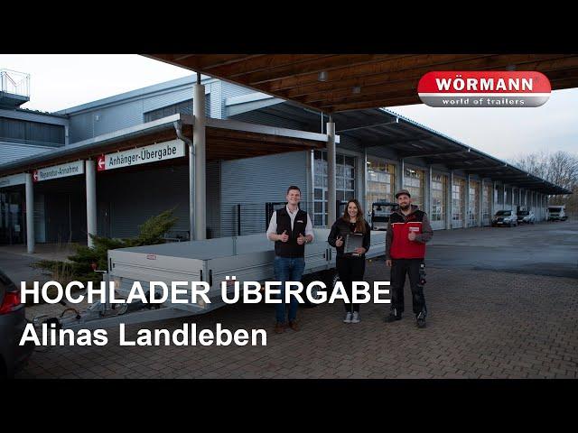 Hochlader-Übergabe an Alinas Landleben