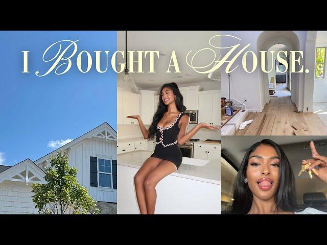 I BOUGHT A HOUSE(empty house tour, tips, prepping + packing)