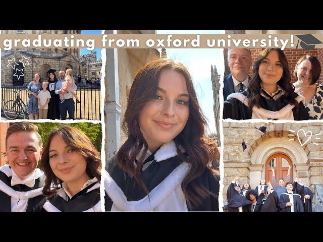 graduating from the university of oxford! | celebrations and saying goodbye...