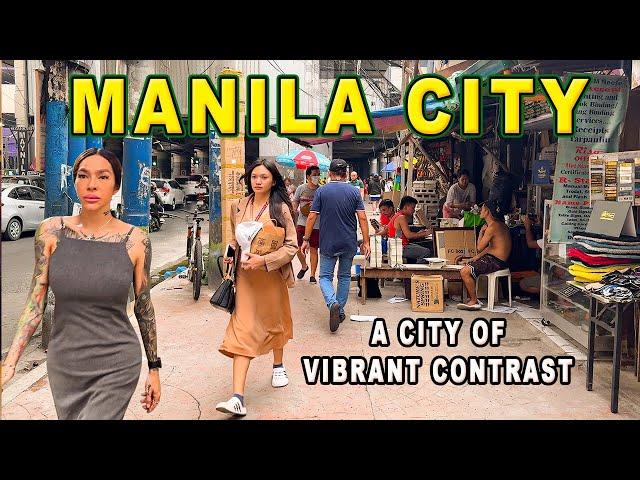 MANILA CITY Walking Tour | Experience the Vibrant Daily Life in the Philippines Capital