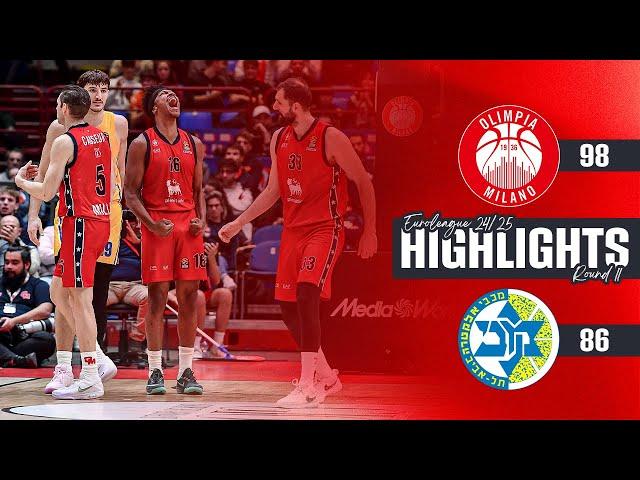 Olimpia Milano - Maccabi Tel Aviv Highlights