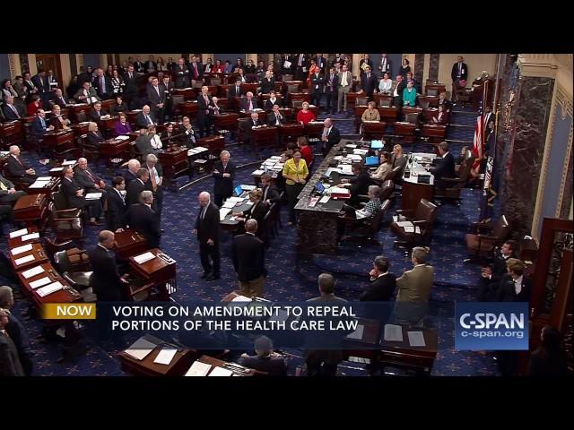 Senator John McCain votes NO on "Skinny Repeal" (C-SPAN)