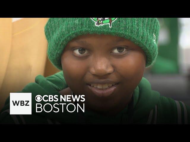 Teen with leukemia gets to meet Jayson Tatum and sit courtside at Celtics game